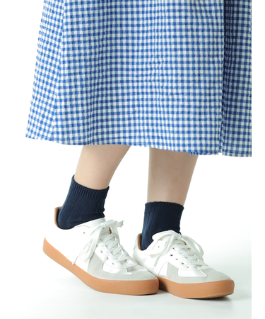 【定番】太リブショートソックス