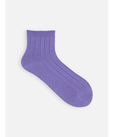 【定番】太リブショートソックス