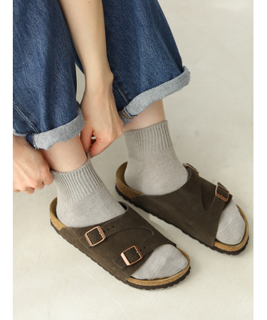【定番】ゴム長ショートソックス