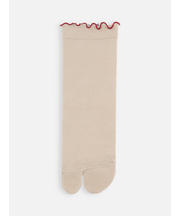 ワッフルメロウ足袋ショートソックス