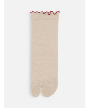 ワッフルメロウ足袋ショートソックス