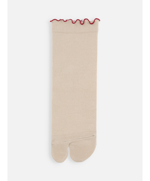 ワッフルメロウ足袋ショートソックス