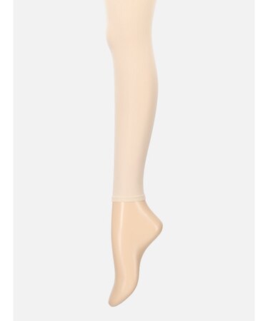 30デニールリブ風レギンス10分丈