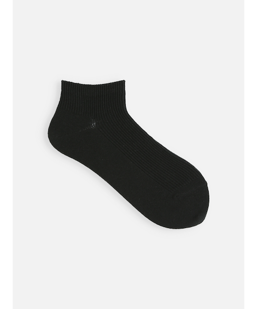 1×1リブちょい長ショートソックス