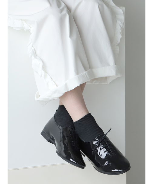 1×1リブちょい長ショートソックス