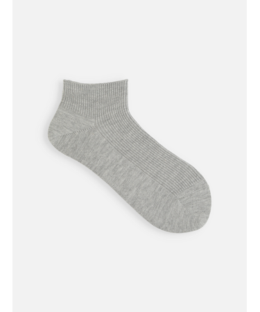 1×1リブちょい長ショートソックス