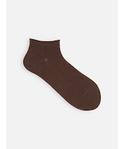 1×1リブちょい長ショートソックス