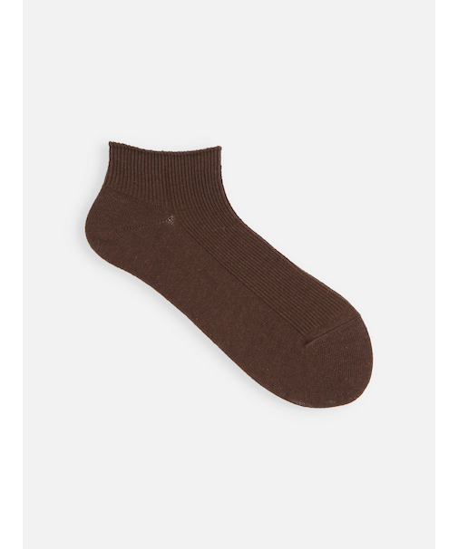 1×1リブちょい長ショートソックス