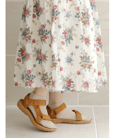 1×1リブちょい長ショートソックス