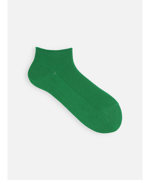 1×1リブちょい長ショートソックス