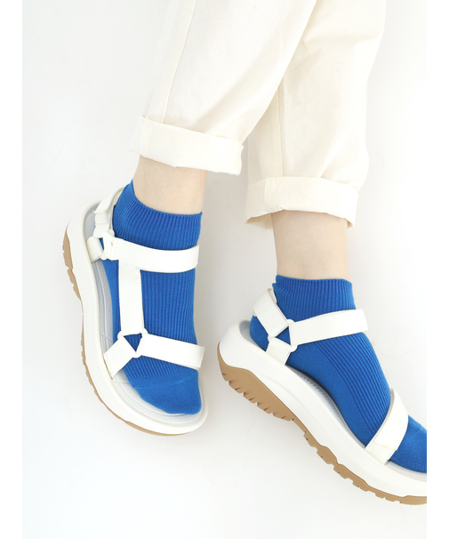 1×1リブちょい長ショートソックス