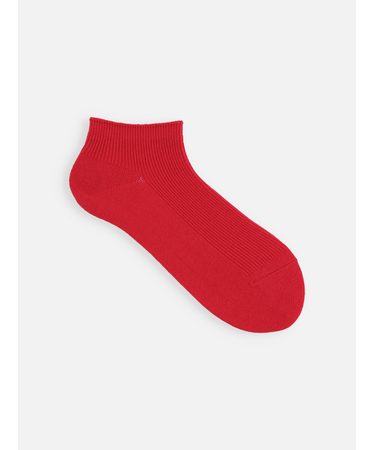 1×1リブちょい長ショートソックス