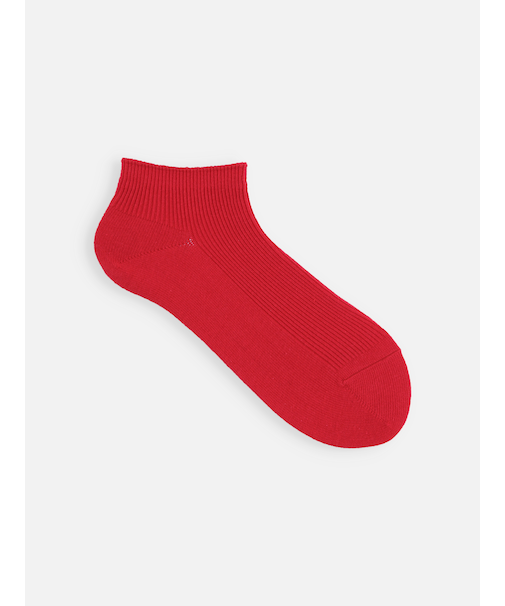 1×1リブちょい長ショートソックス