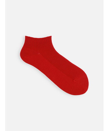 1×1リブちょい長ショートソックス