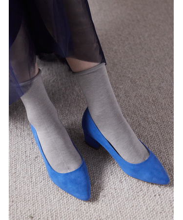 くるくるベタショートソックス