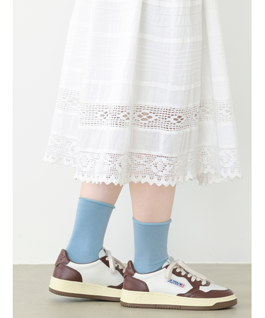 くるくるベタショートソックス