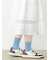 くるくるベタショートソックス