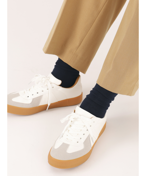 くるくるベタショートソックス