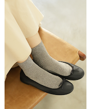 【定番】ラメゴム長ショートソックス