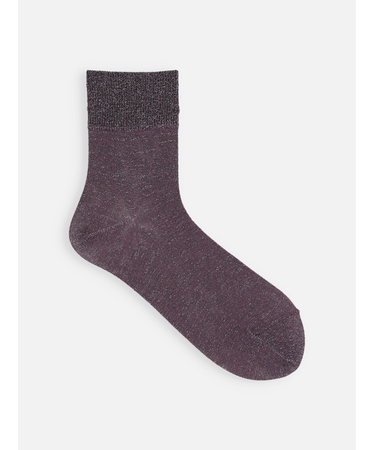 【定番】ラメゴム長ショートソックス