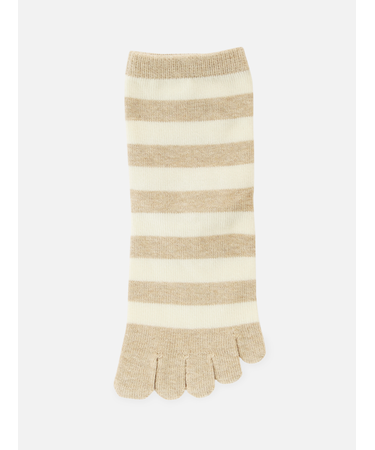 五本指ボーダーソックス