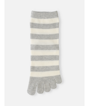 五本指ボーダーソックス