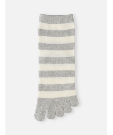 五本指ボーダーソックス