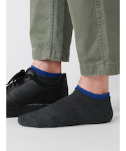 【Tabio MEN】定番/サポート入り2枚重ねスニーカー丈ソックス(25.0~27.0cm)