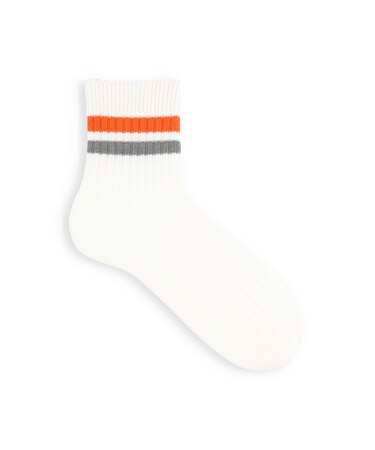 【Tabio MEN】2色ラインショートソックス