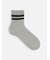 【Tabio MEN】2色ラインショートソックス