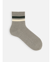 【Tabio MEN】2色ラインショートソックス
