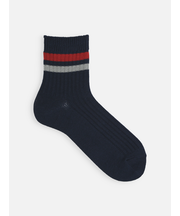 【Tabio MEN】2色ラインショートソックス