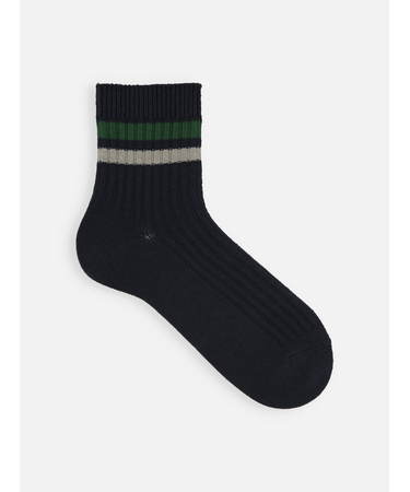 【Tabio MEN】2色ラインショートソックス