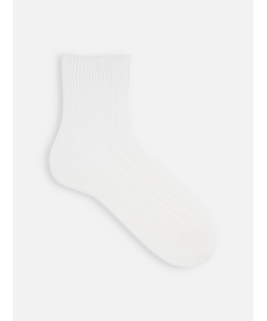 【Tabio MEN】ベーシック太リブショートソックス