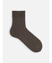 【Tabio MEN】ベーシック太リブショートソックス