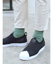 【Tabio MEN】ベーシック太リブショートソックス