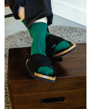 【Tabio MEN】ベーシック太リブショートソックス