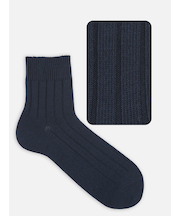 【Tabio MEN】ベーシック太リブショートソックス