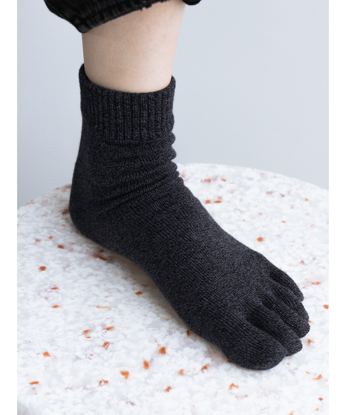 【Tabio MEN】ゴムゆる五本指ショートソックス