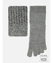 【Tabio MEN】ゴムゆる五本指ショートソックス