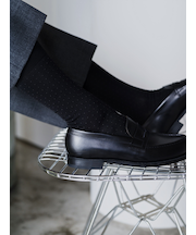 【Tabio MEN】綿ピンドット柄ソックス