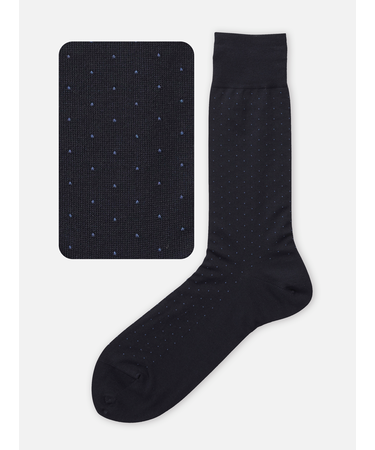 【Tabio MEN】綿ピンドット柄ソックス