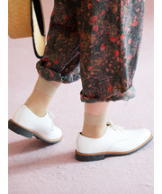 透けラメゴム長ショートソックス