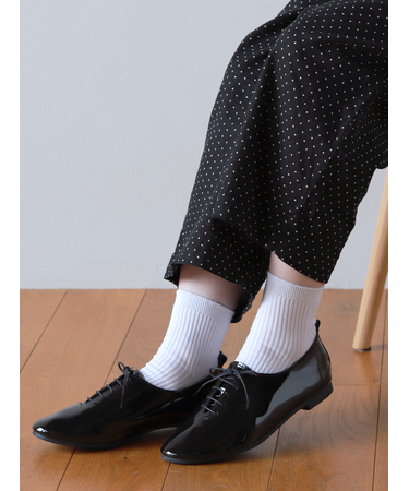 2×2リブショートソックス