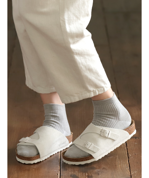 2×2リブショートソックス