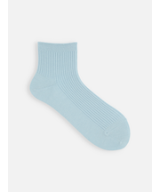 2×2リブショートソックス