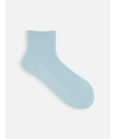 2×2リブショートソックス