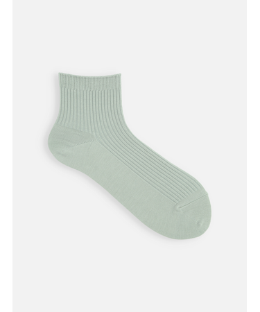 2×2リブショートソックス