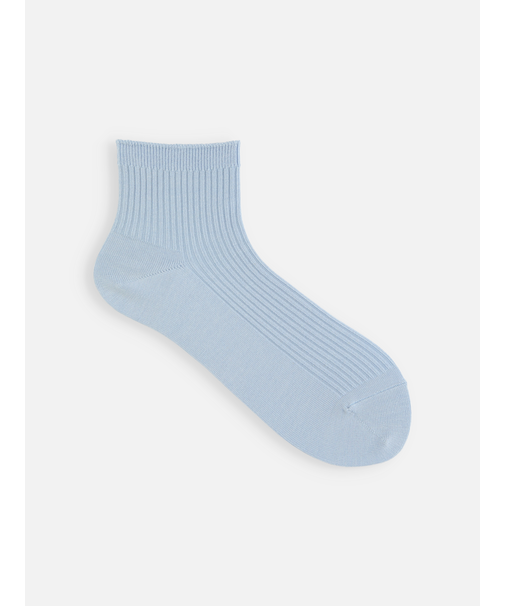 2×2リブショートソックス