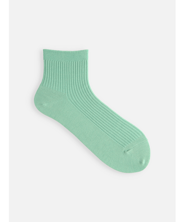 2×2リブショートソックス